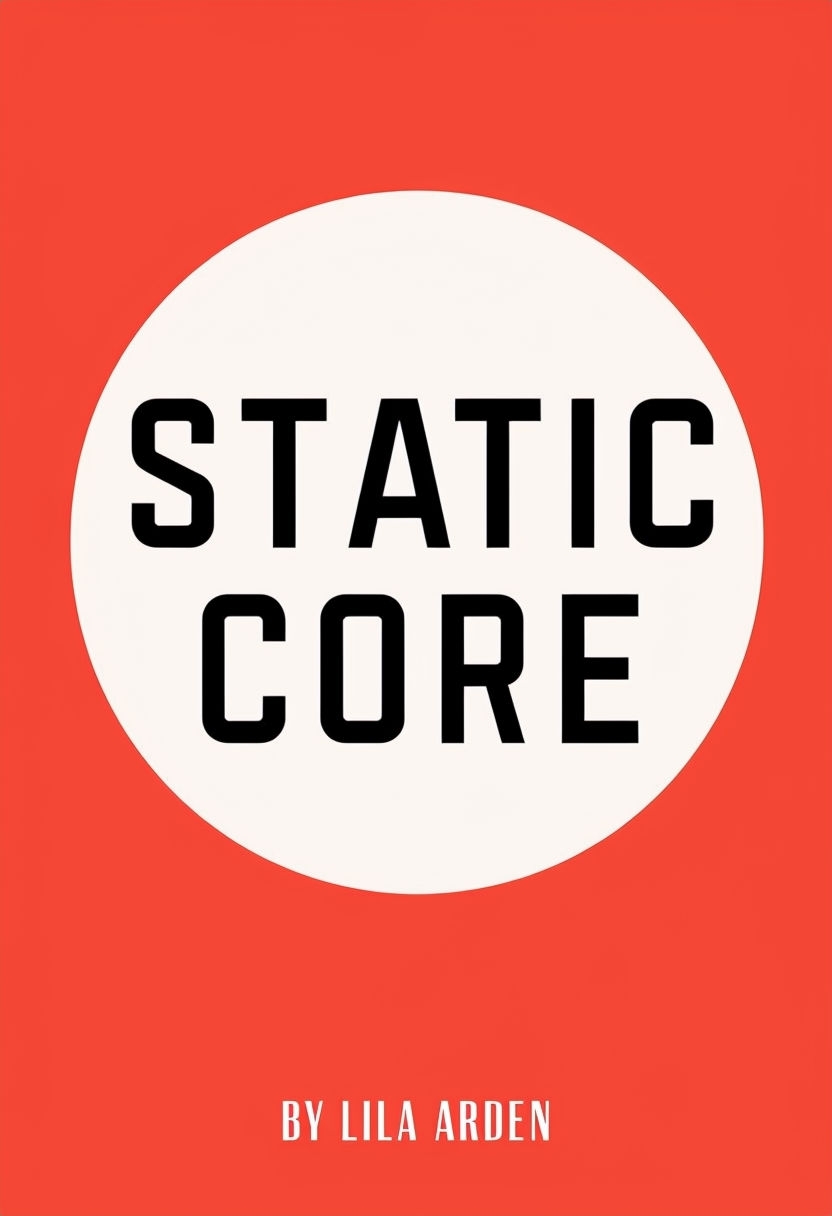 Static Core Minimalist Science Fiction Novel EBook Cover
