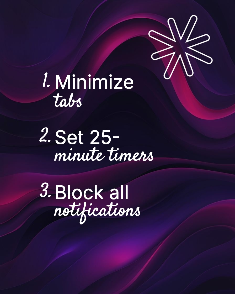 Modern Instructional Graphic with Bold Text and Abstract Background Instagram Post