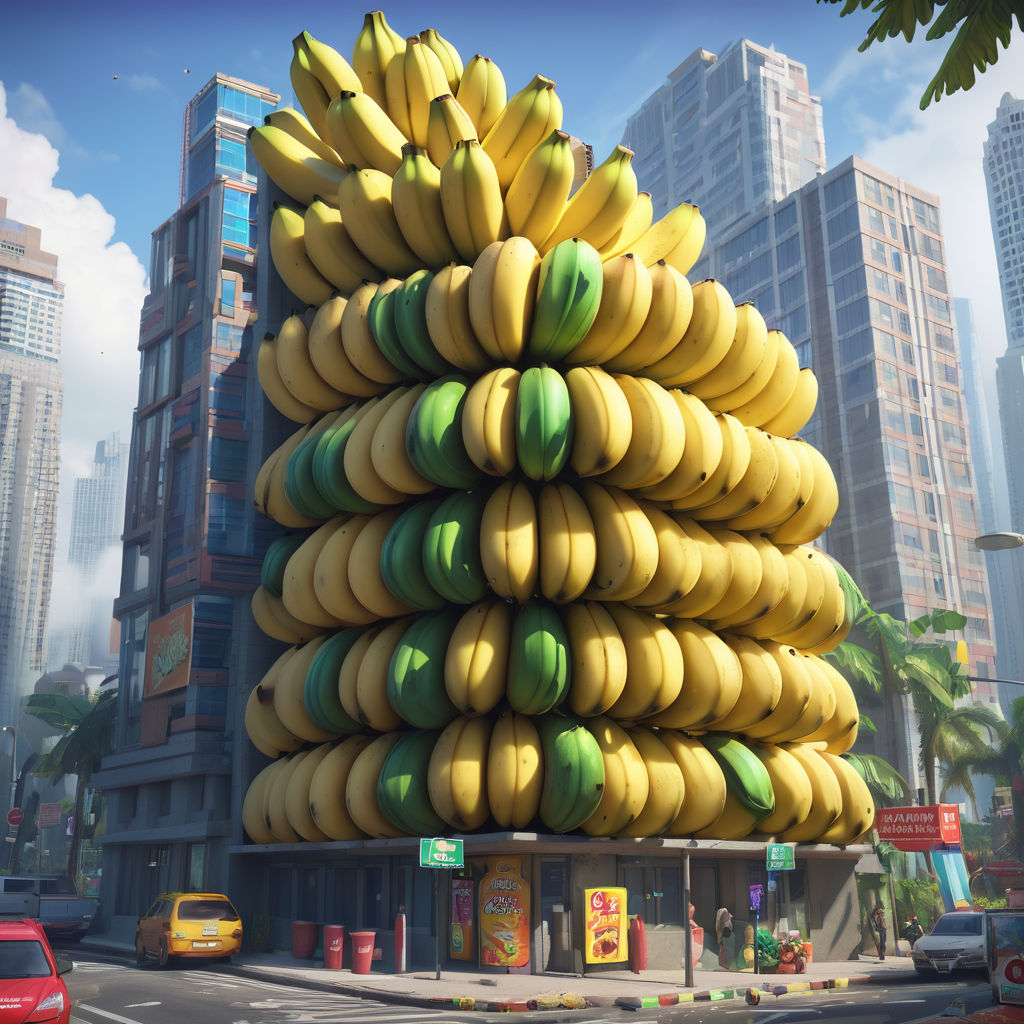 Bananas crush building by akber mirza - Playground