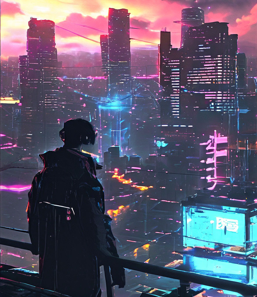 Cyberpunk, night by Дмитрий Нестеров - Playground