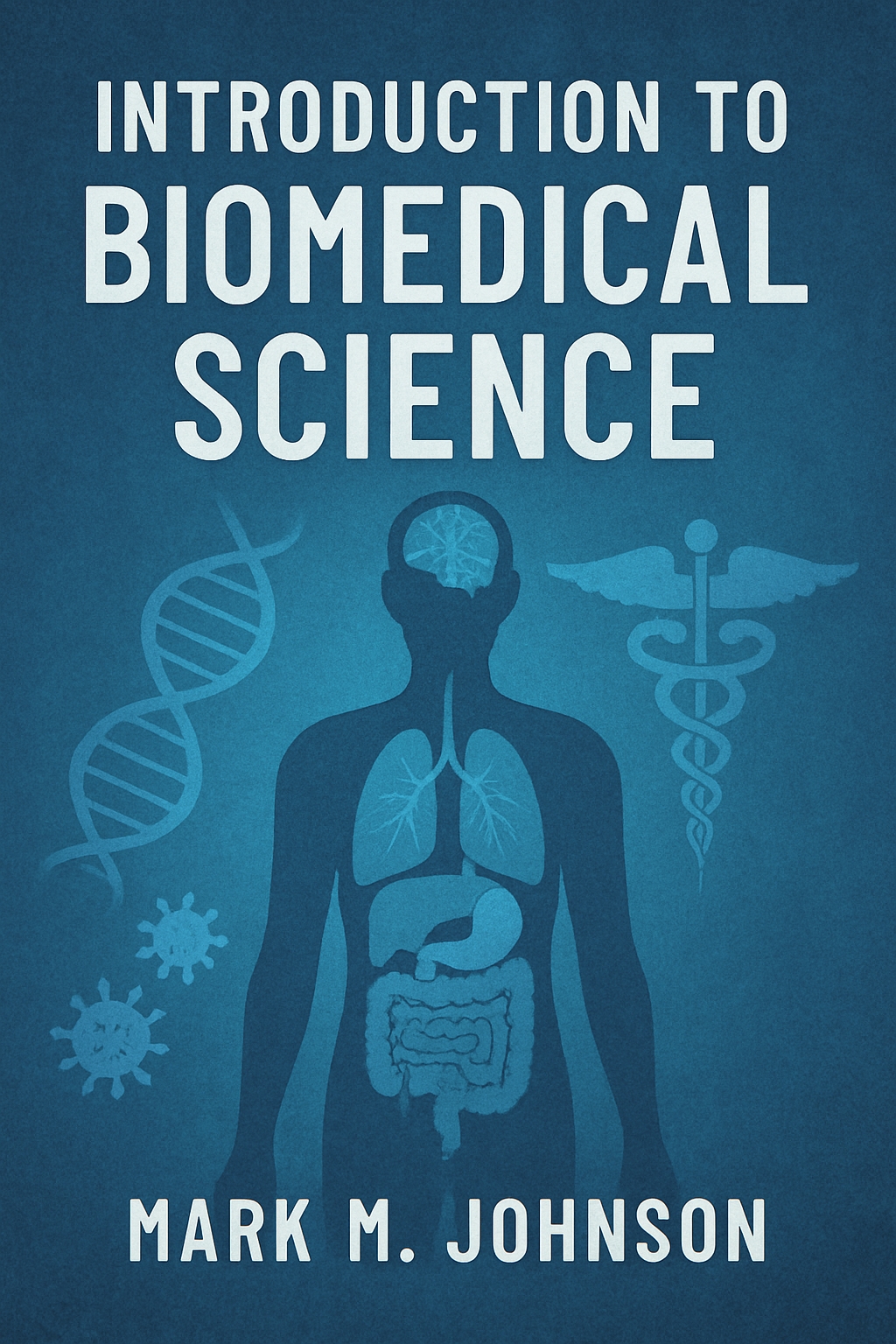 Modern Minimalist Biomedical Science Book Cover Design