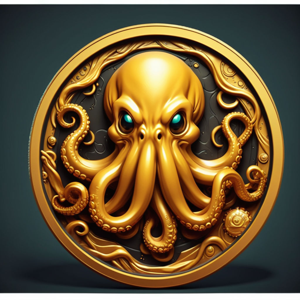 Kraken theme gold coin by Sandeep Patel - Playground