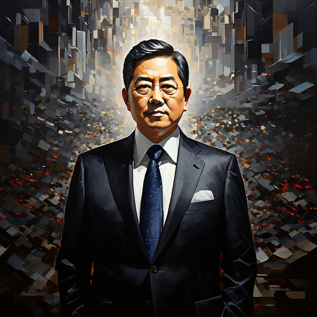 Portrait of Lee Kun-hee by 김근식 - Playground