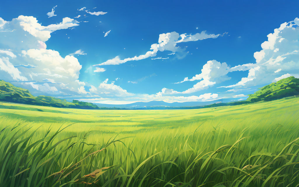 Anime Grass Field by SaDrGaTy tvojemama - Playground