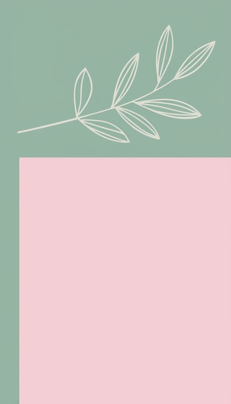 Muted Concrete Grey and Pastel Pink Social Media Background
