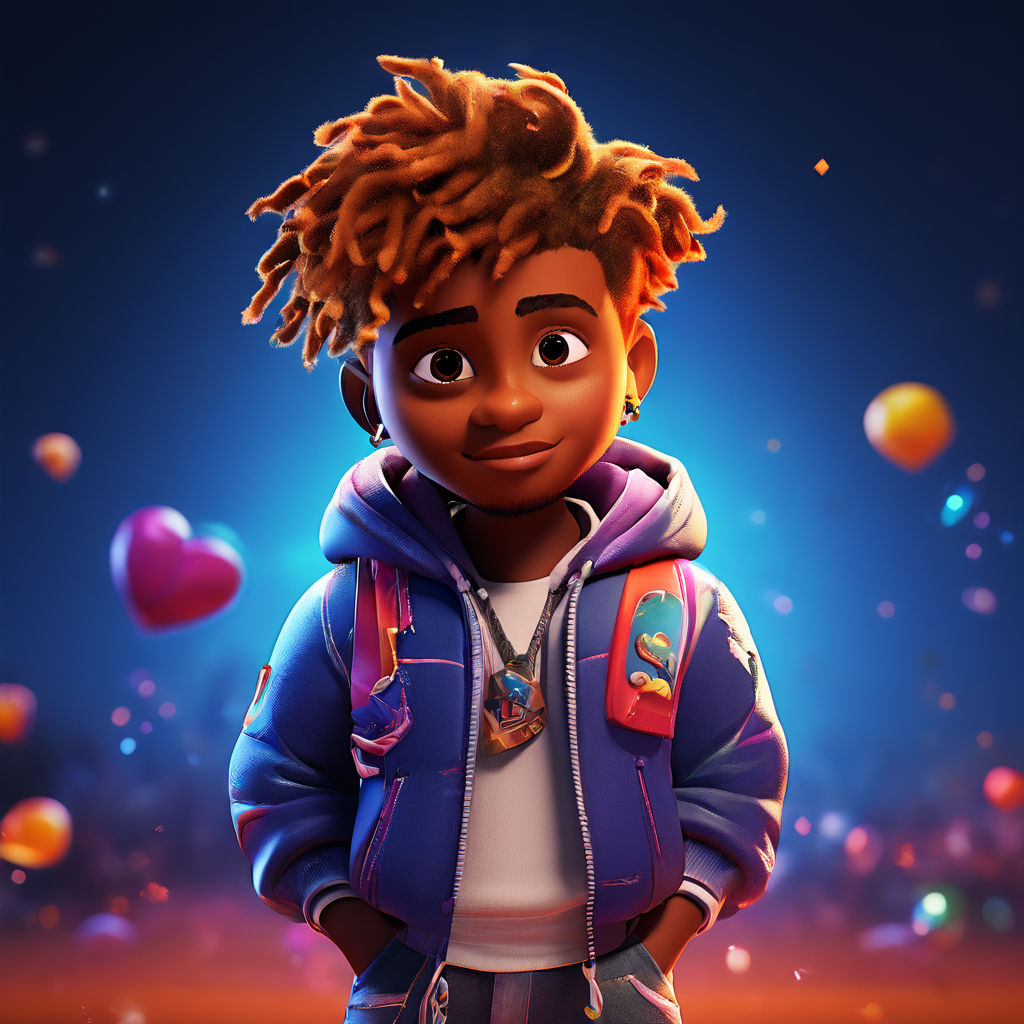 A pixar character of grown up juice wrld by TruCat - Playground