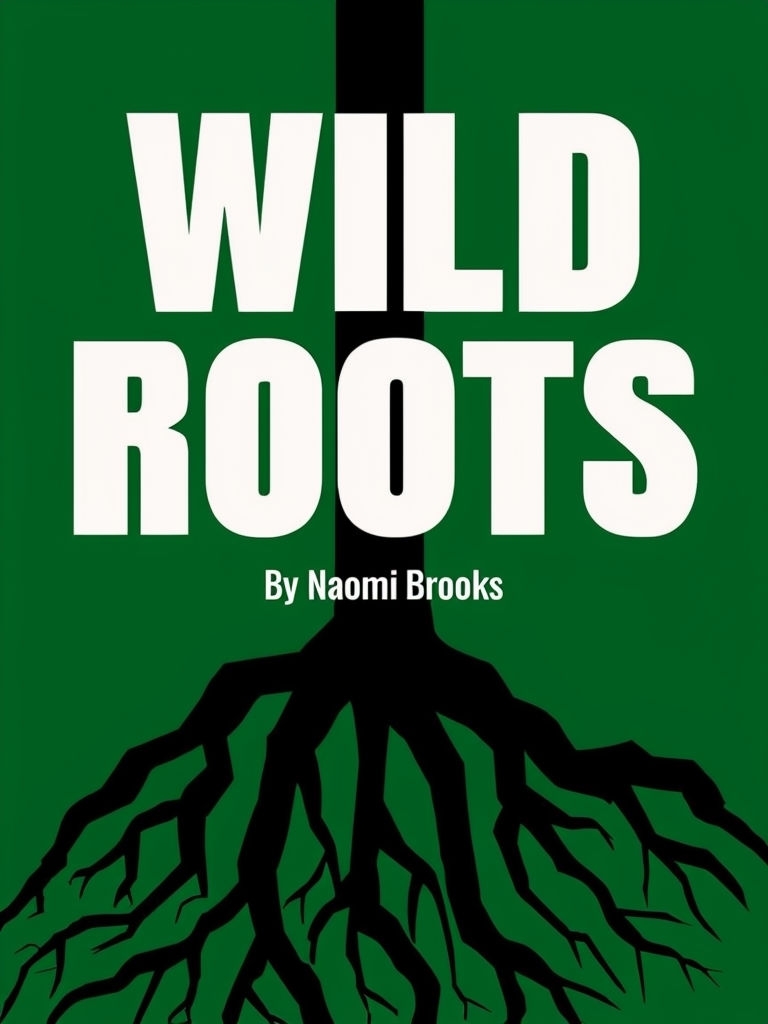 Wild Roots Bold Ebook Cover Design with Nature Themes