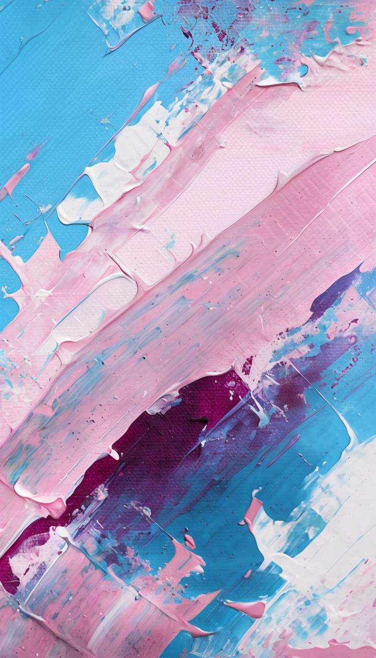 Vibrant Abstract Brushstroke Painting Phone Case Cover