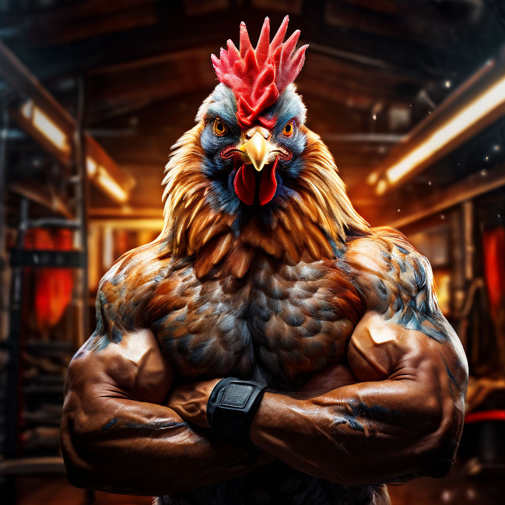 Body builder chicken