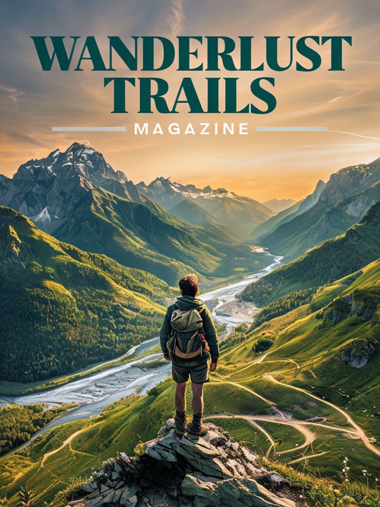 Breathtaking Adventure Landscape for Wanderlust Trails EBook Cover