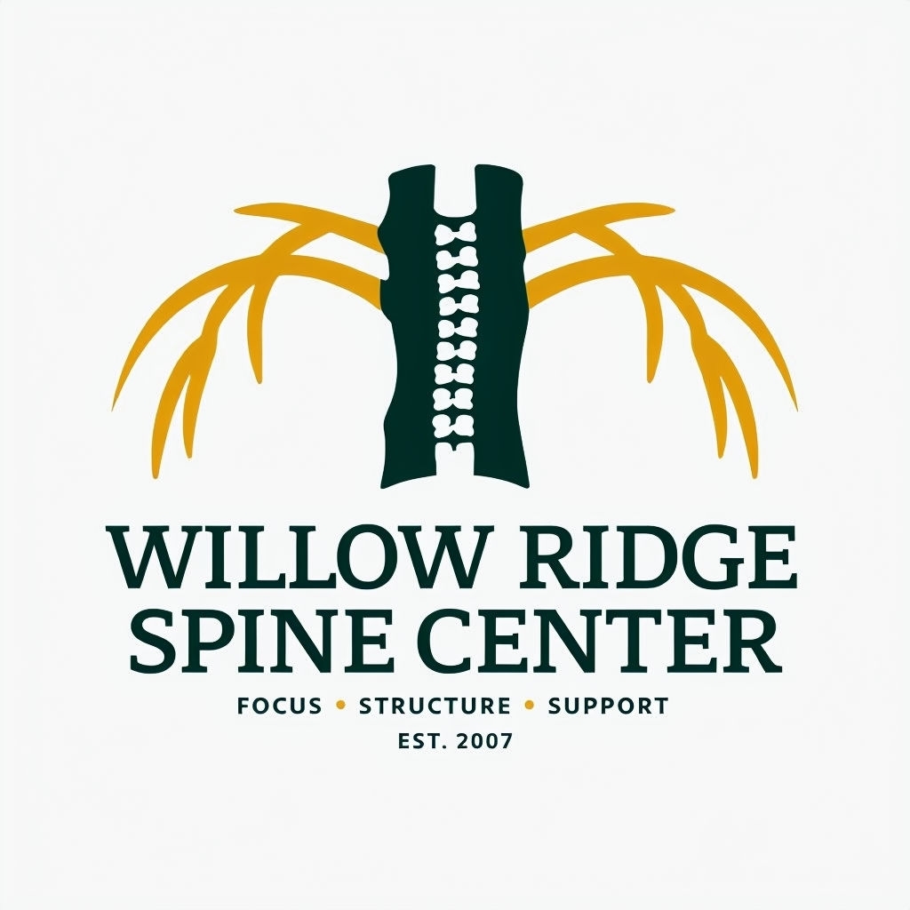 Professional Willow Ridge Spine Center Logo for Chiropractic Care