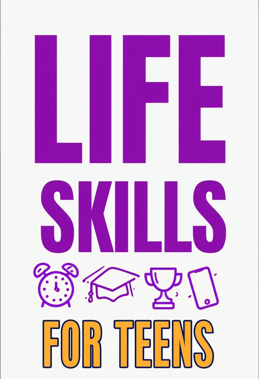 Vibrant Life Skills for Teens Motivational EBook Cover