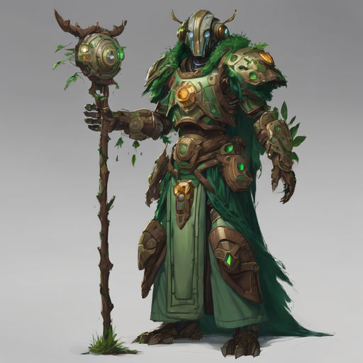 Warforged druid by Michael Ashley - Playground