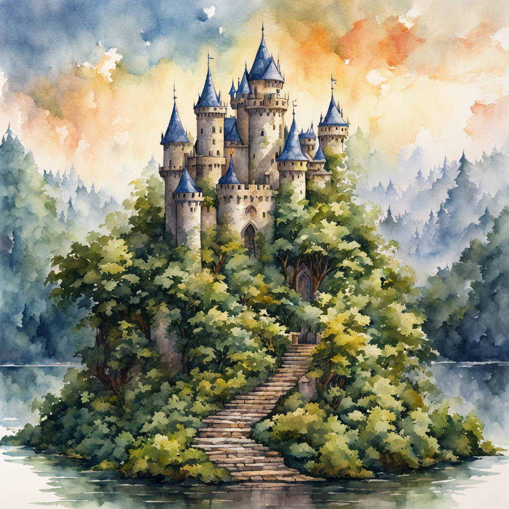 Magical castle made of plants by Andrew Duryea Playground