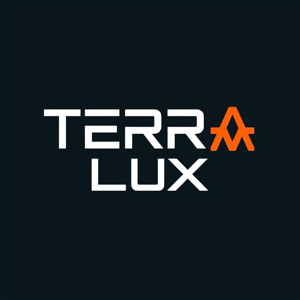 Minimalist Terra Lux Logo Design for Technology Company Logo