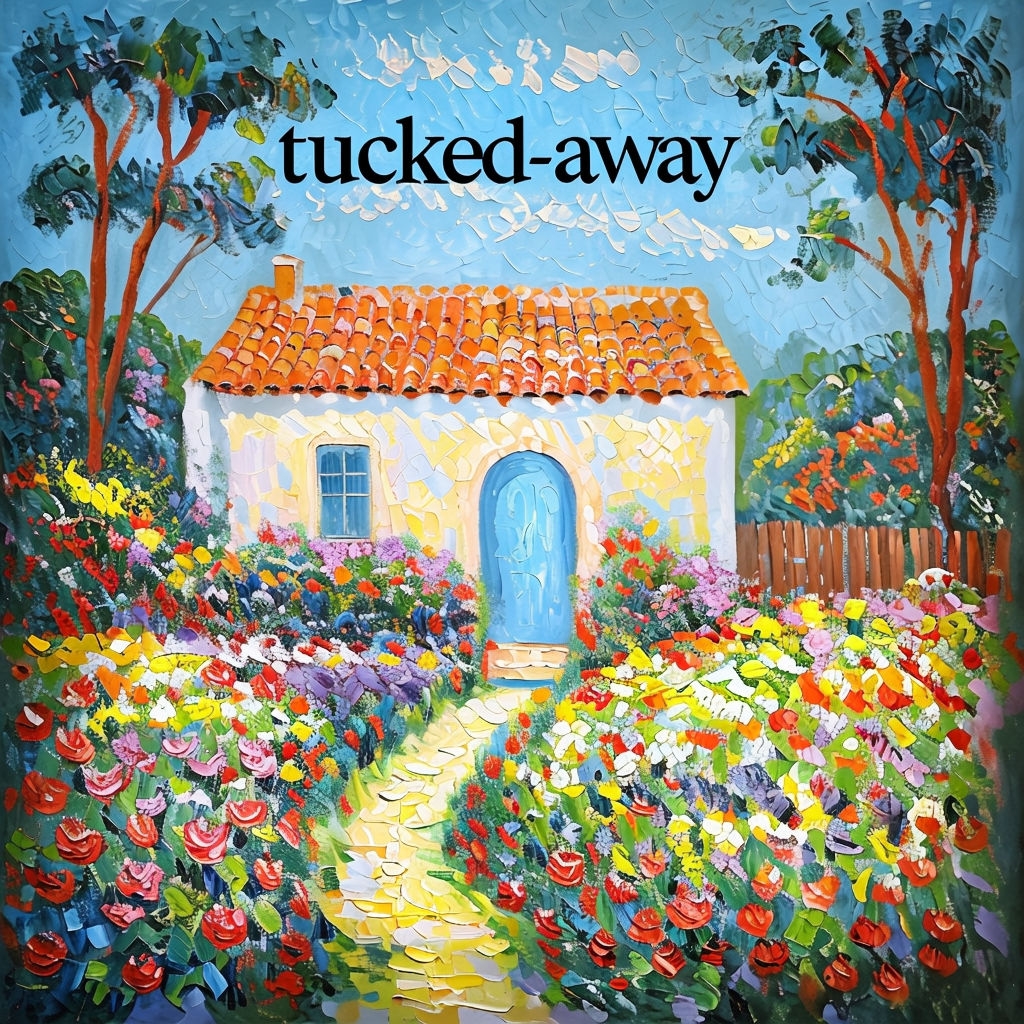 Charming Cobalt Blue Tucked-Away Countryside Album Cover