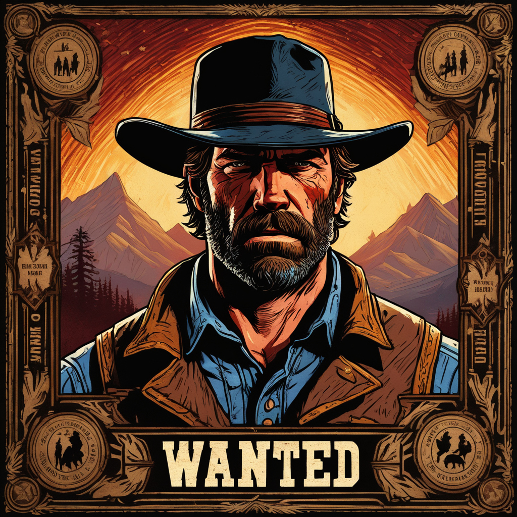 Arthur morgan wanted poster by Erin Harrington - Playground