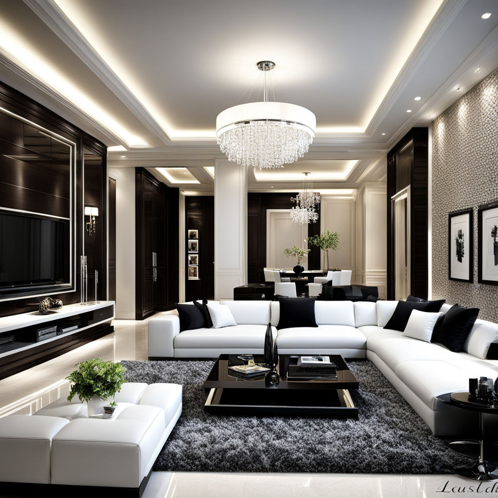 CONTEMPORARY STYLE INTERIOR DESIGN LUXURY 3D DESIGN by Ahmad Khan