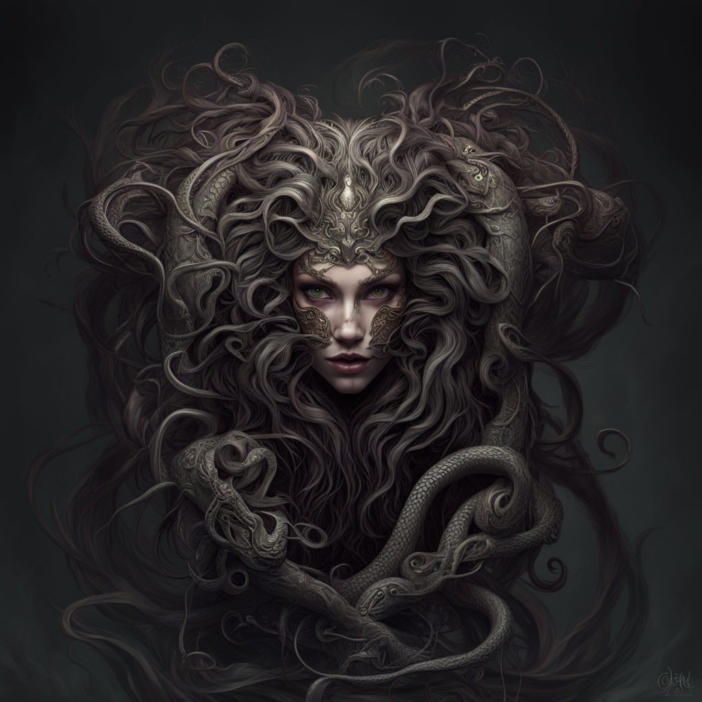 Medusa reimagined with headset by Marc Lopes - Playground