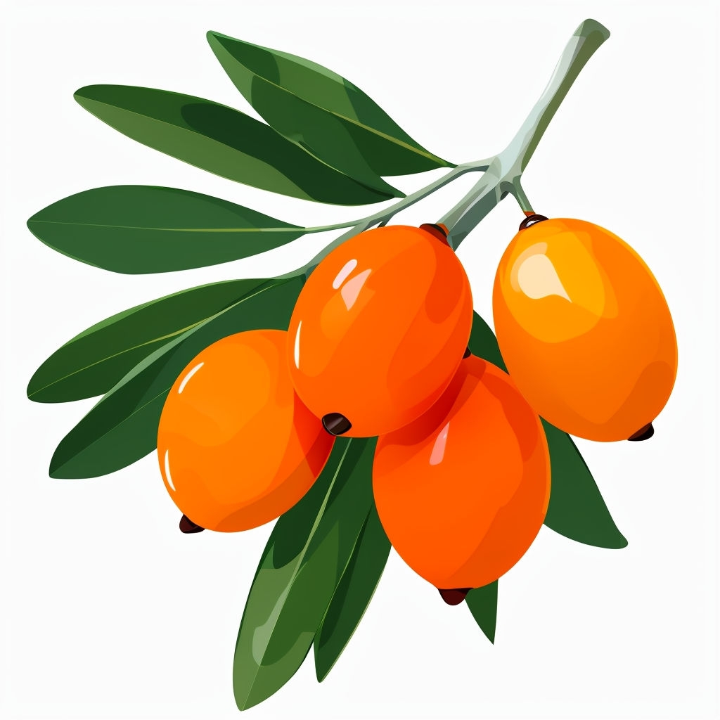 Vibrant Orange Fruits and Green Leaves on Branch Mug