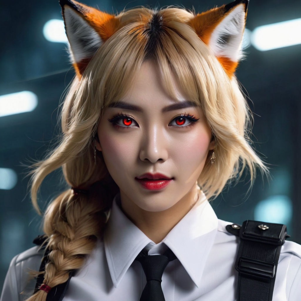 roxanne wolf from security breach) fusion (loona from helluva boss)