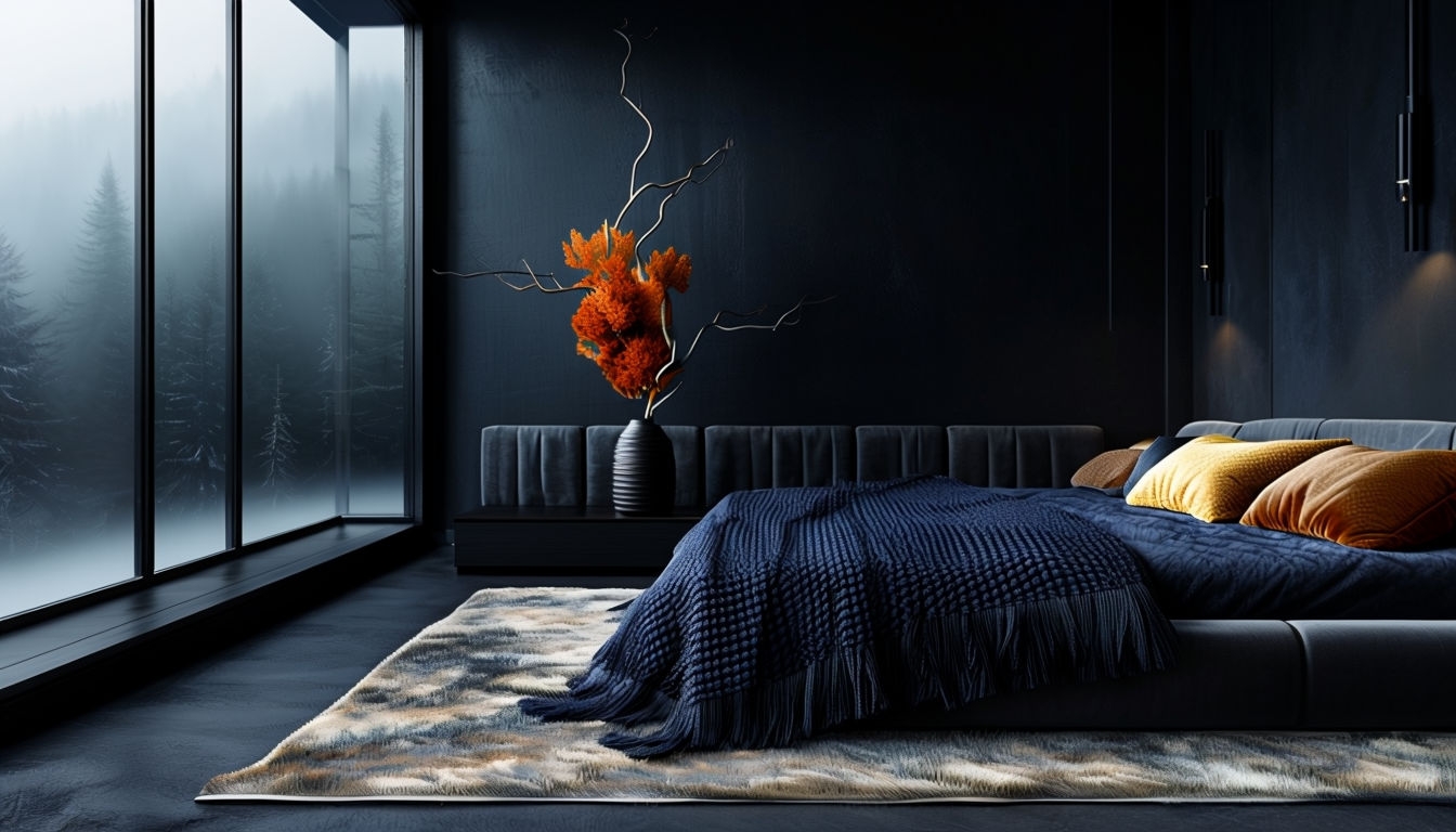 Luxurious Minimalist Bedroom Virtual Background for Relaxation