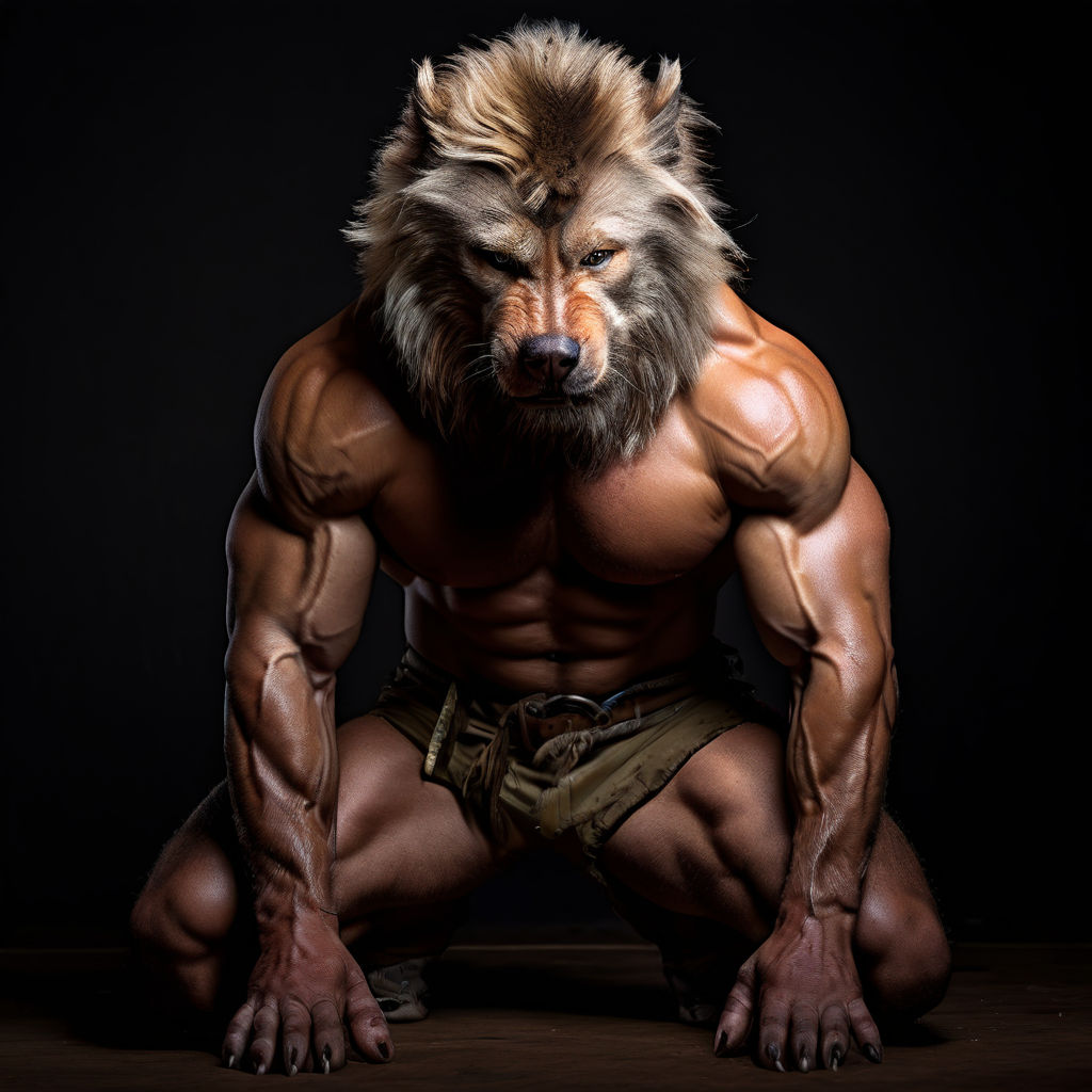 muscular werewolf