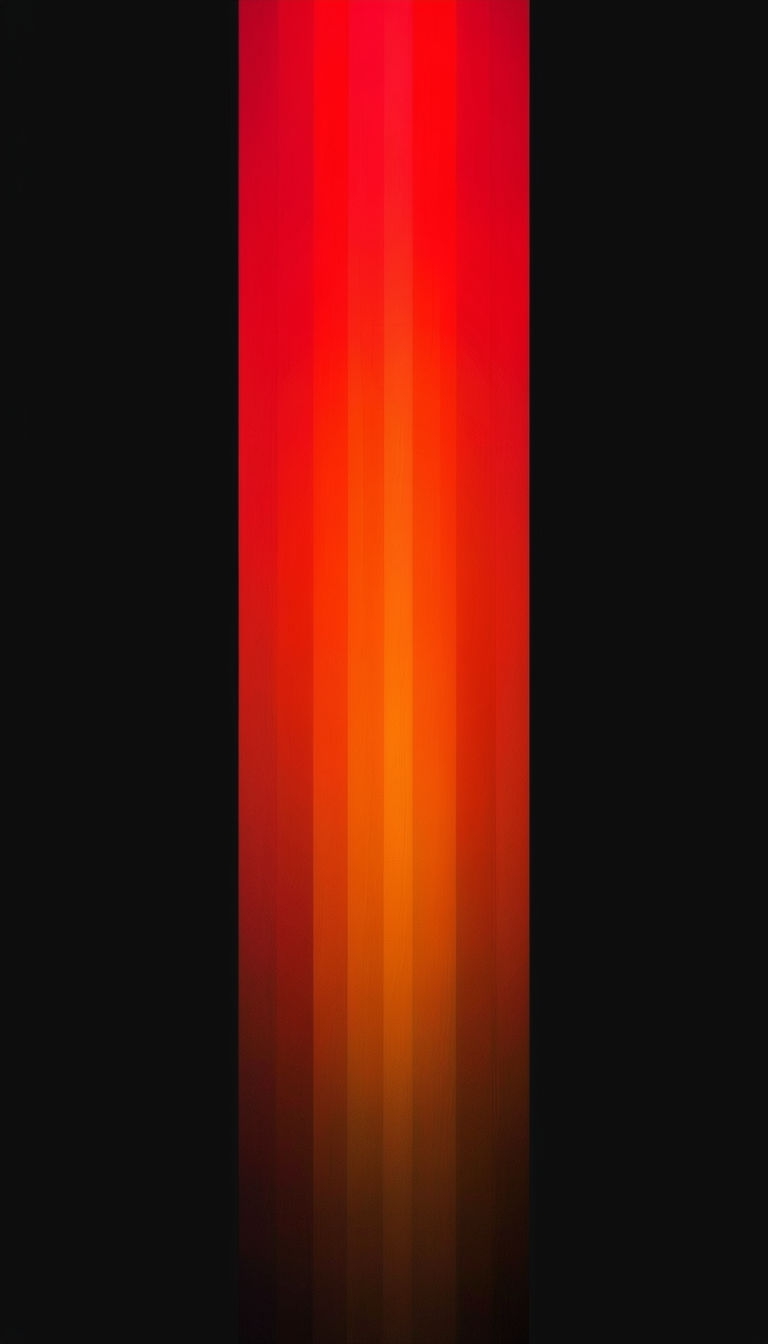 Vibrant Red to Black Gradient Minimalist Phone Case Cover