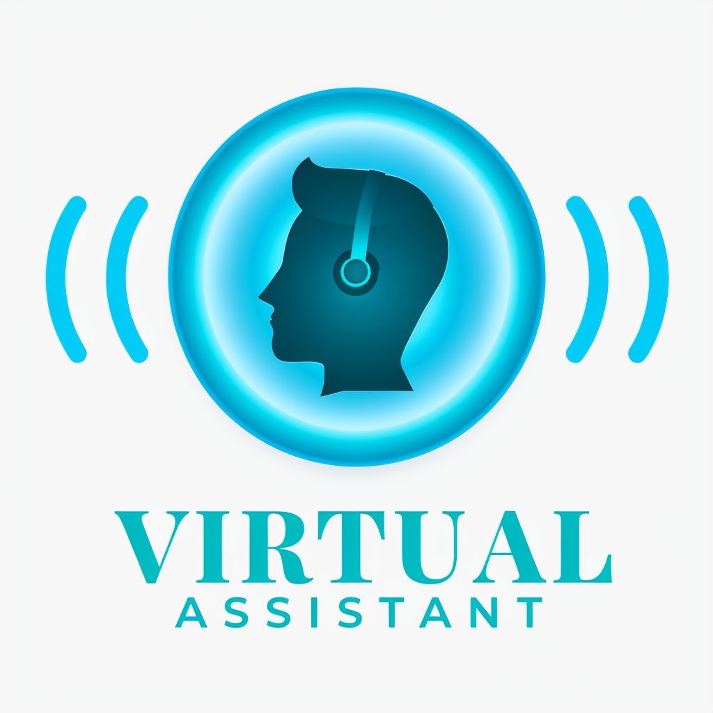 Modern Virtual Assistant Logo with Minimalist Design