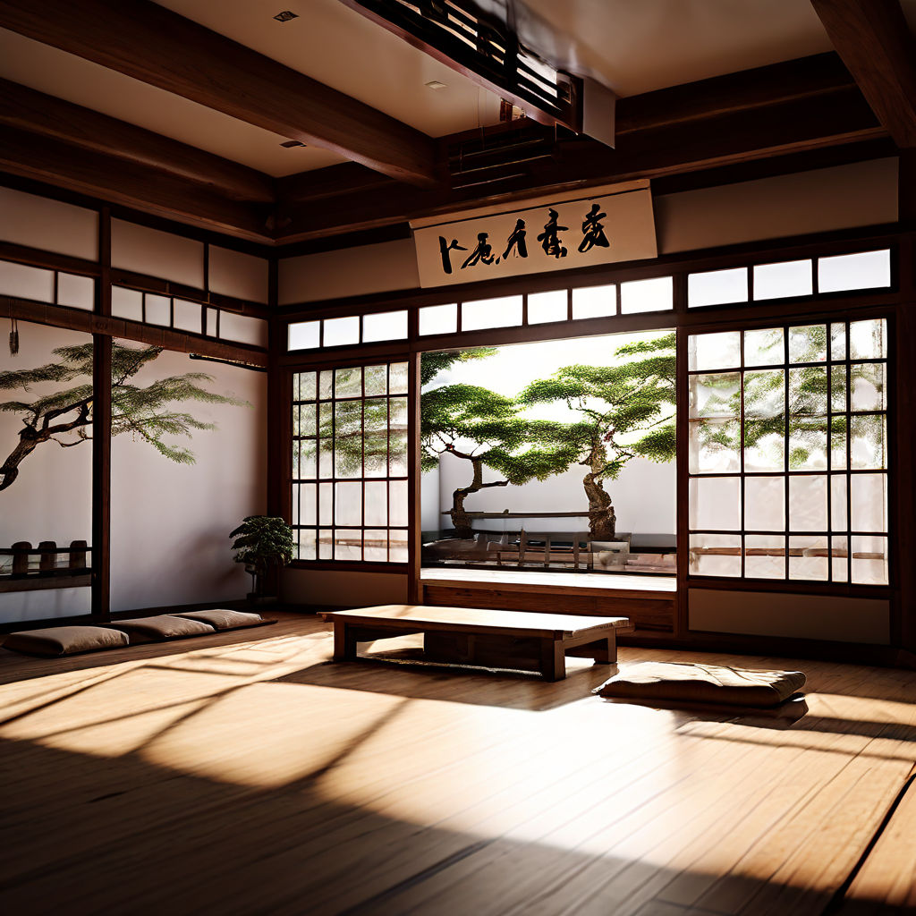 Karate Dojo Interior By Rylan Martin Playground