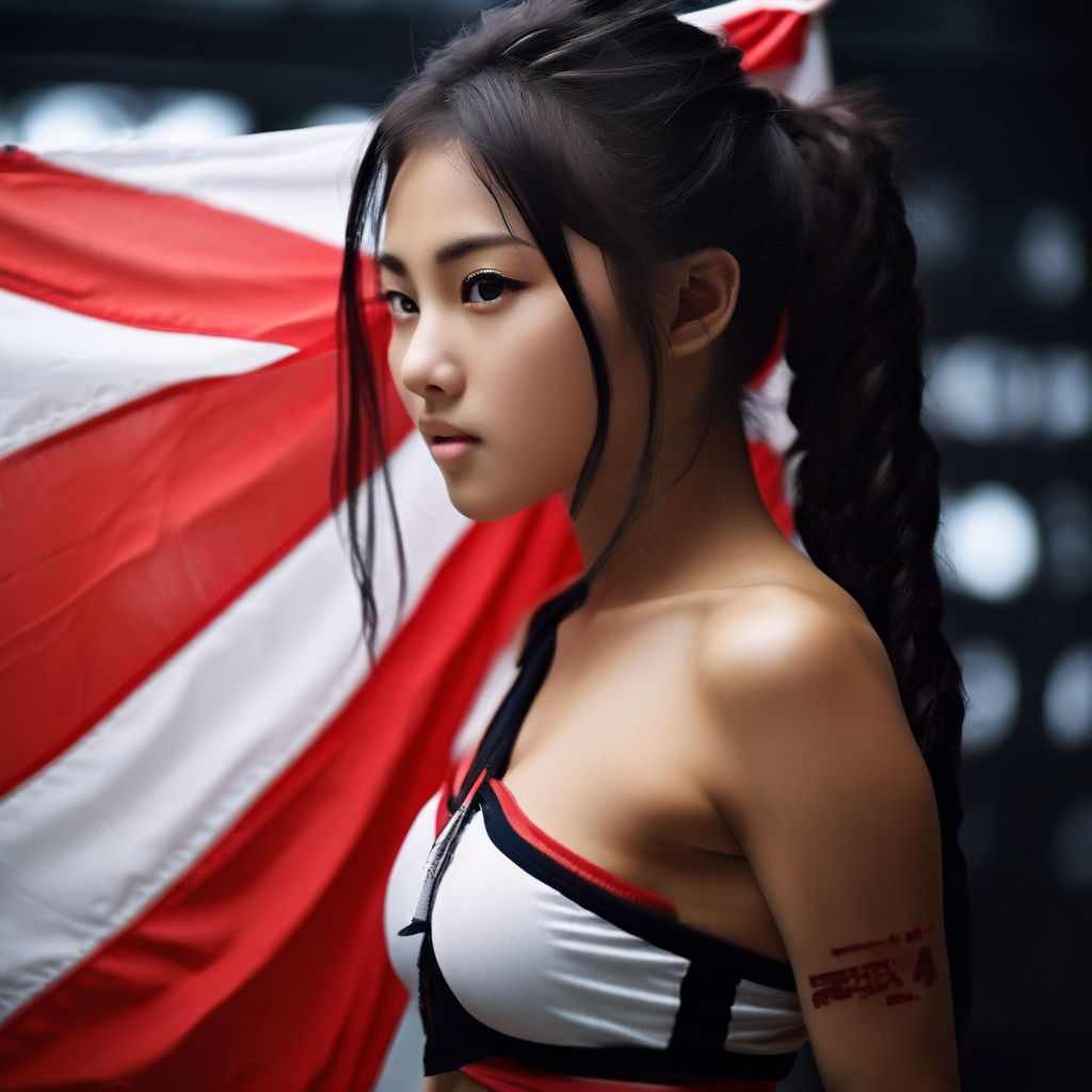 A beautiful Japanese pro female MMA fighter