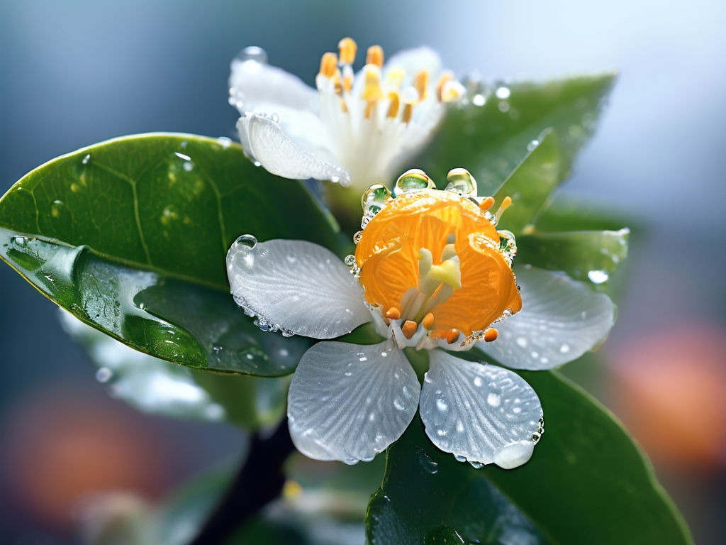 A handsome navel orange blossom by 송창환 - Playground