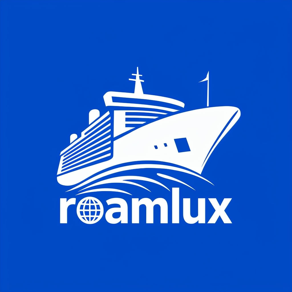 Modern Minimalist Cruise Ship Logo Design for Roamlux