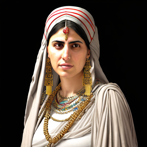 Ancient Assyrian female noble by Andrew Barrow - Playground