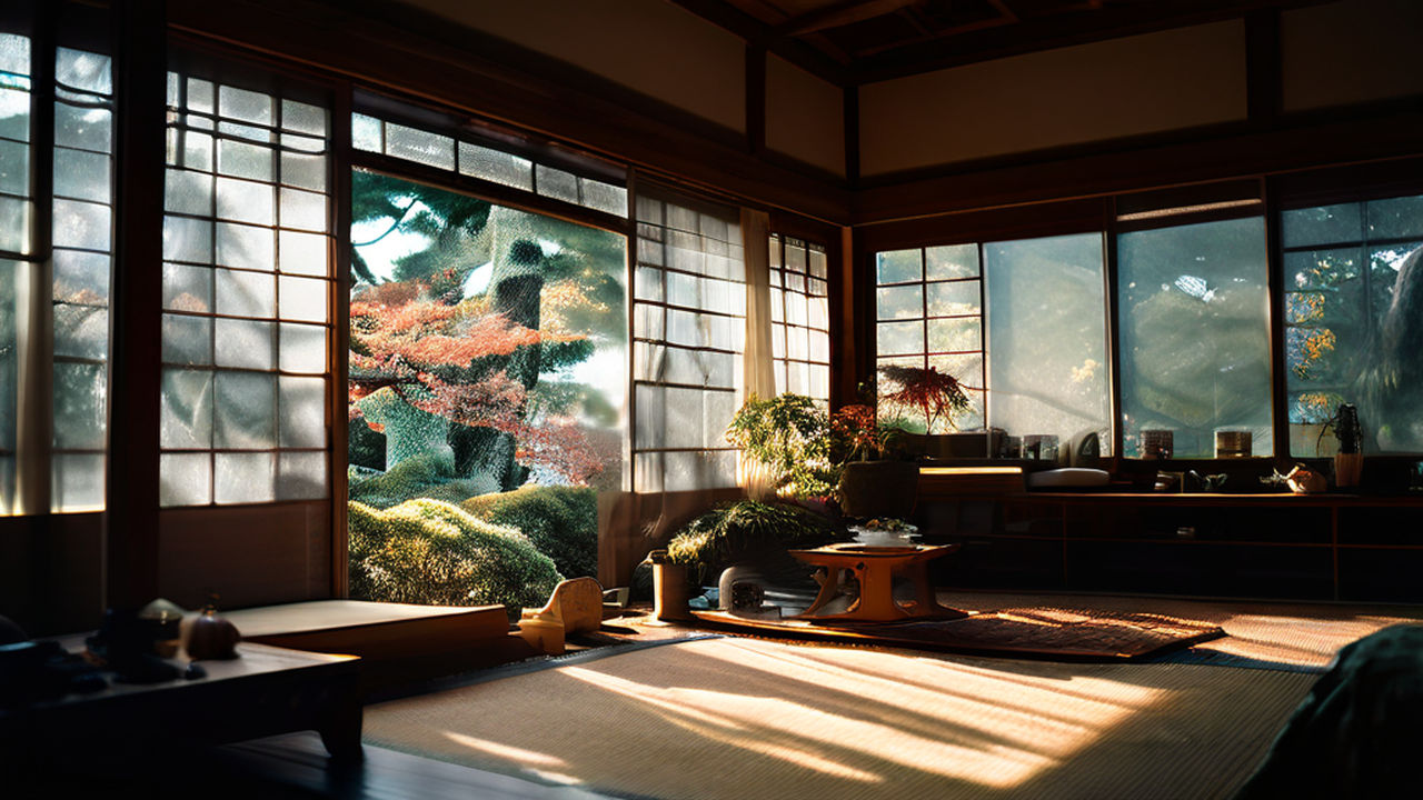 Inside the Japanese Bed and Breakfast House by 호러스쿨 Playground
