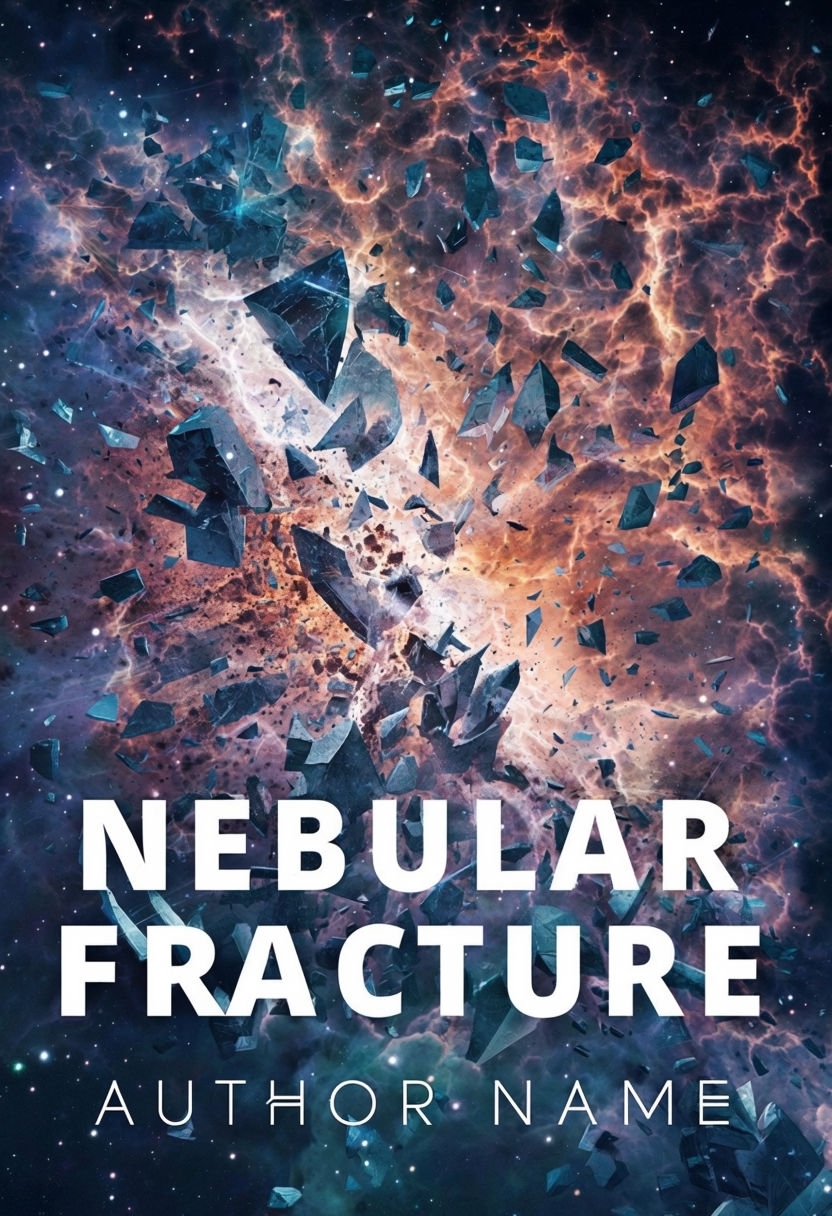 Surreal Cosmic Nebula eBook Cover for Nebular Fracture