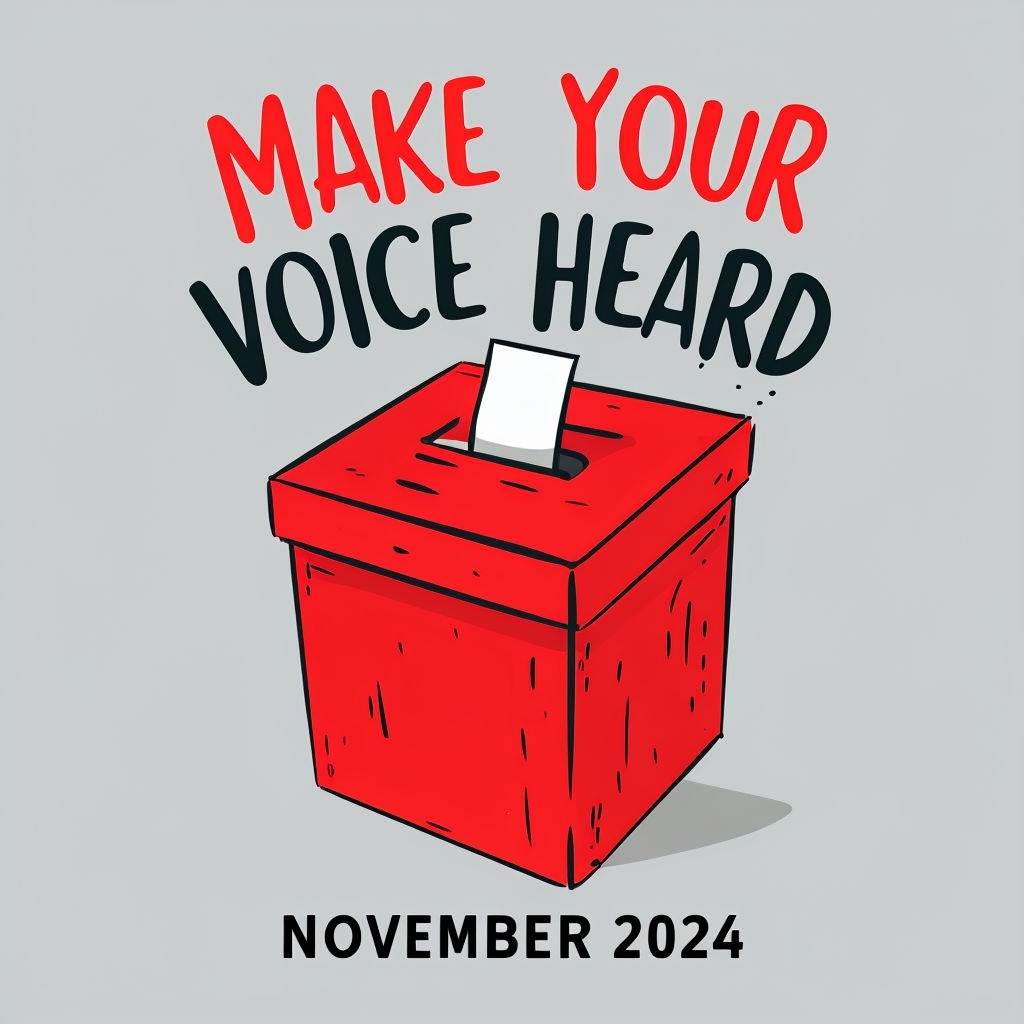 Make Your Voice Heard Ballot Box T-Shirt - Playground