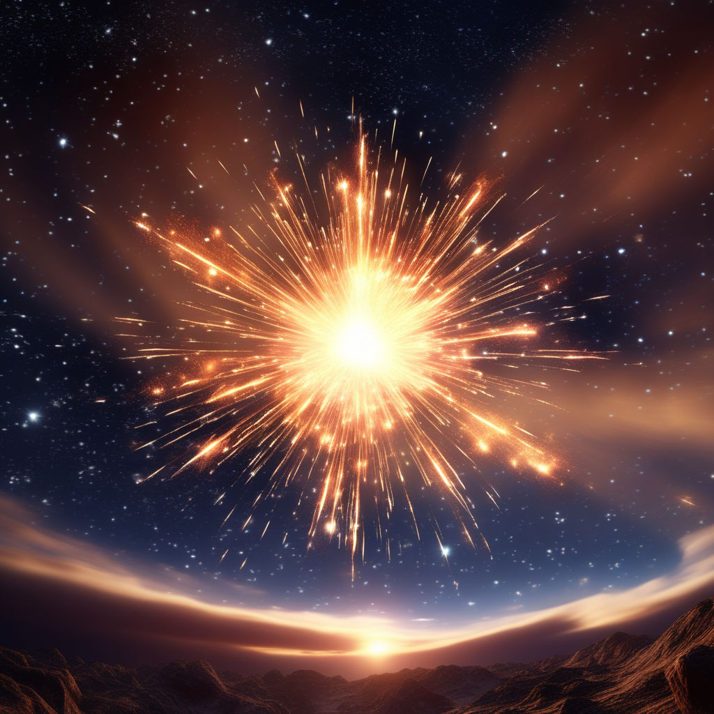 CREATE IMAGES OF STAR EXPLOSION by Charles Souza - Playground