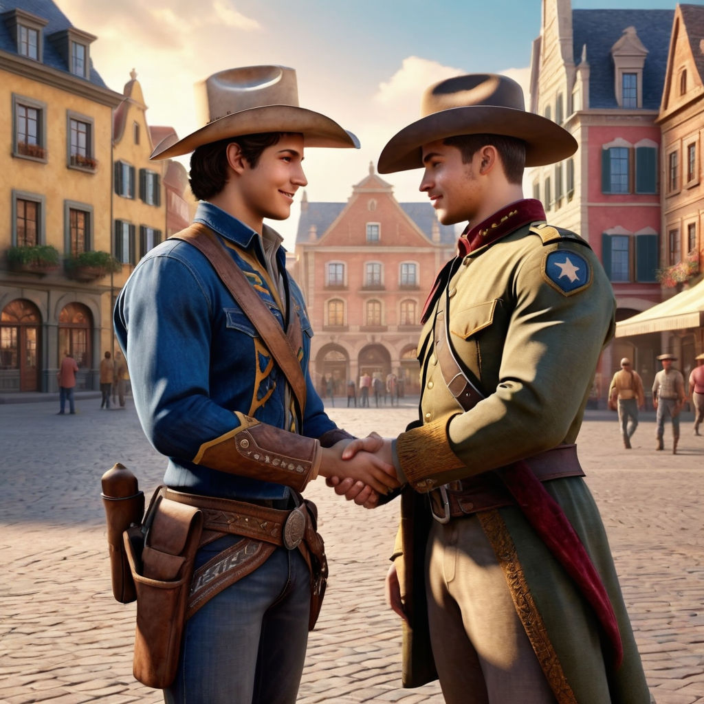 Far west gay kiss