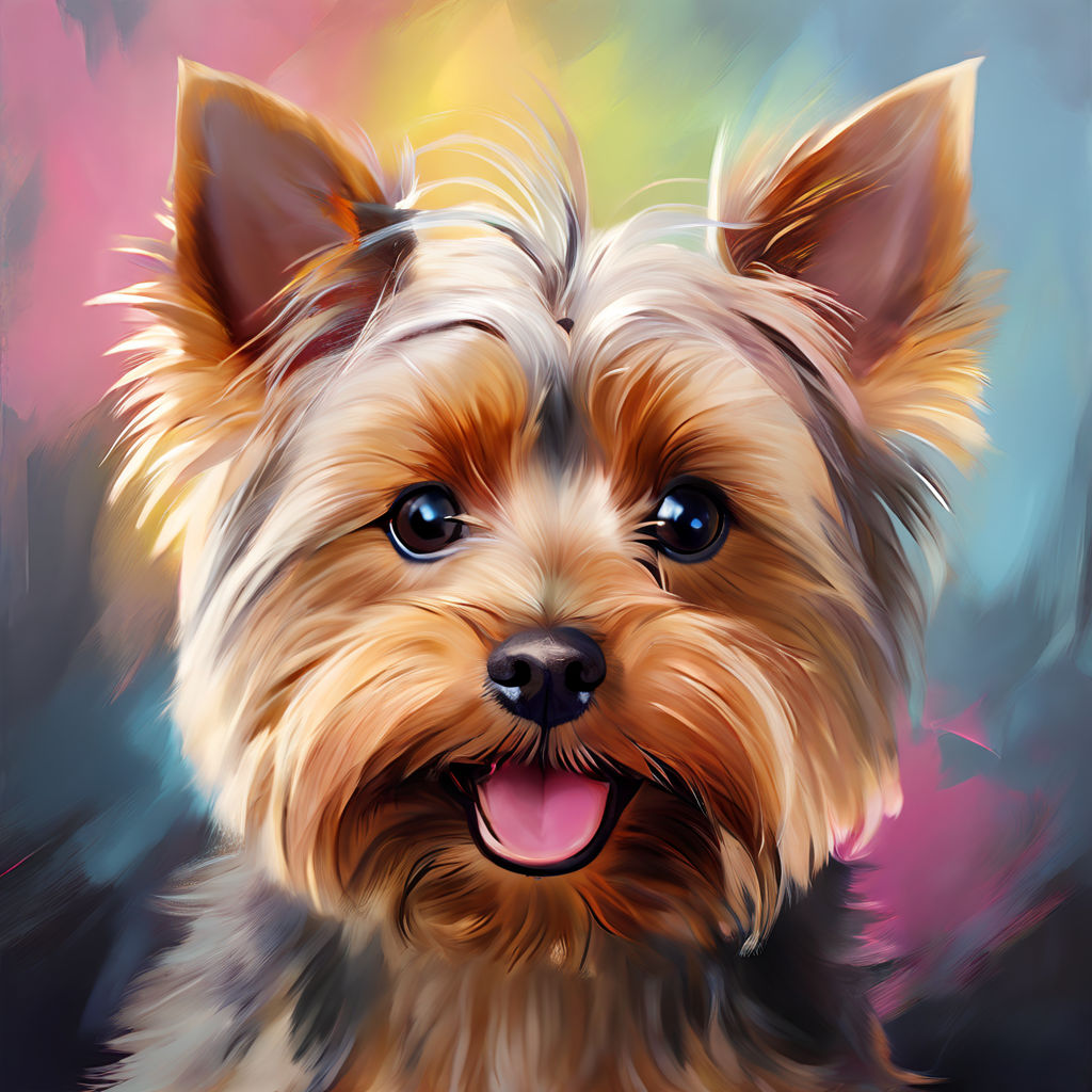 Anime-style Yorkie by McTavish XIV - Playground