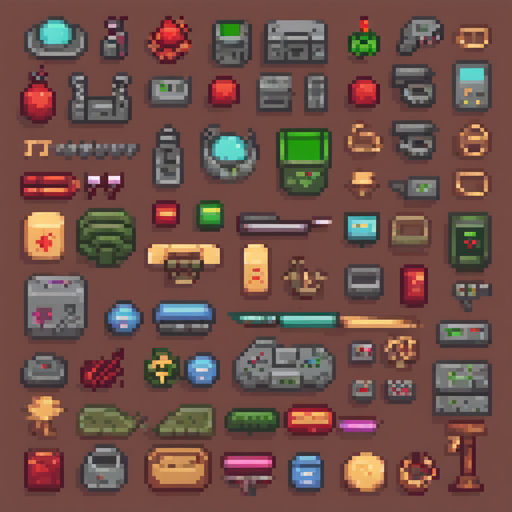 Video Game Icon set items by Михаил - Playground