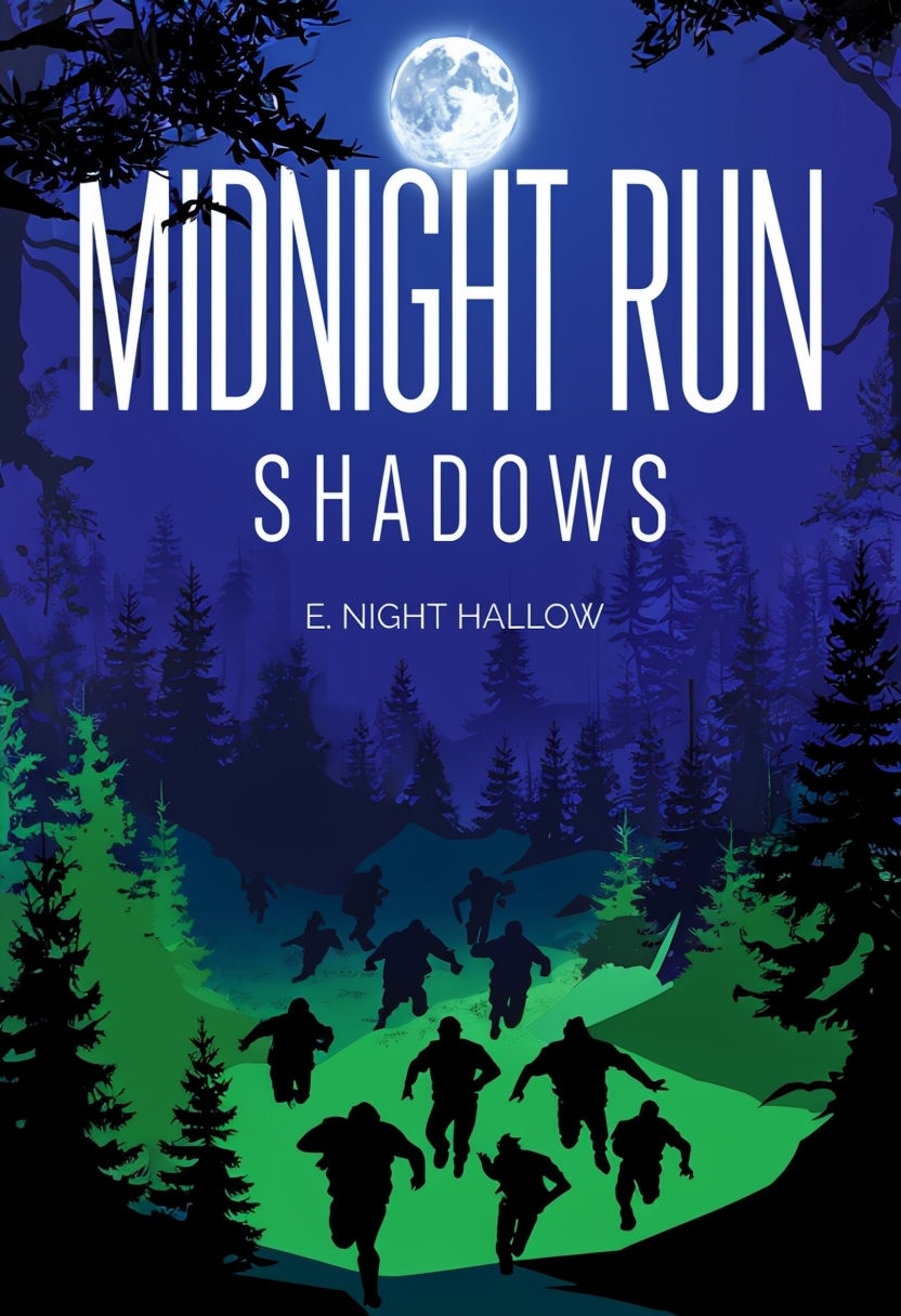 Midnight Run Shadows: Eerie Forest Escape Thriller EBook Cover