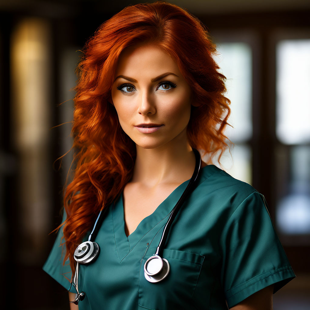 a dedicated redhead nurse