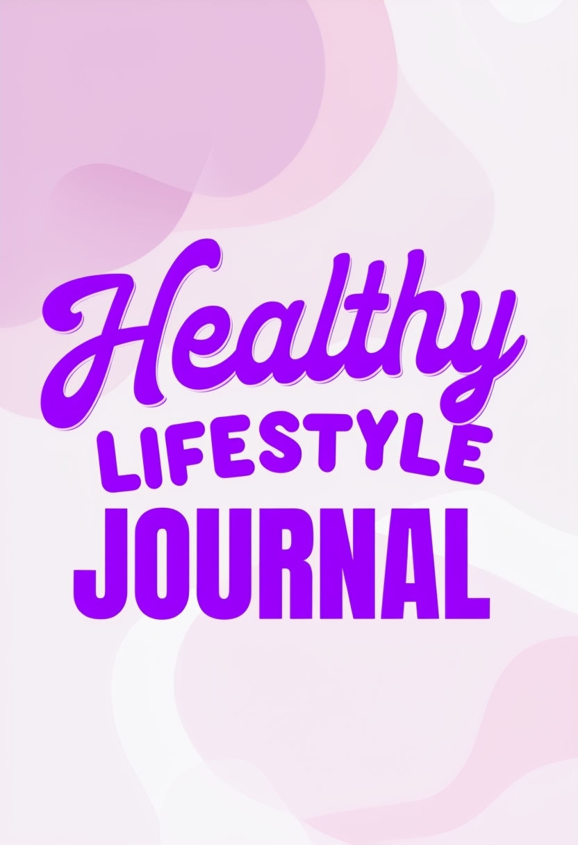 Modern Minimalist Healthy Lifestyle Journal EBook Cover