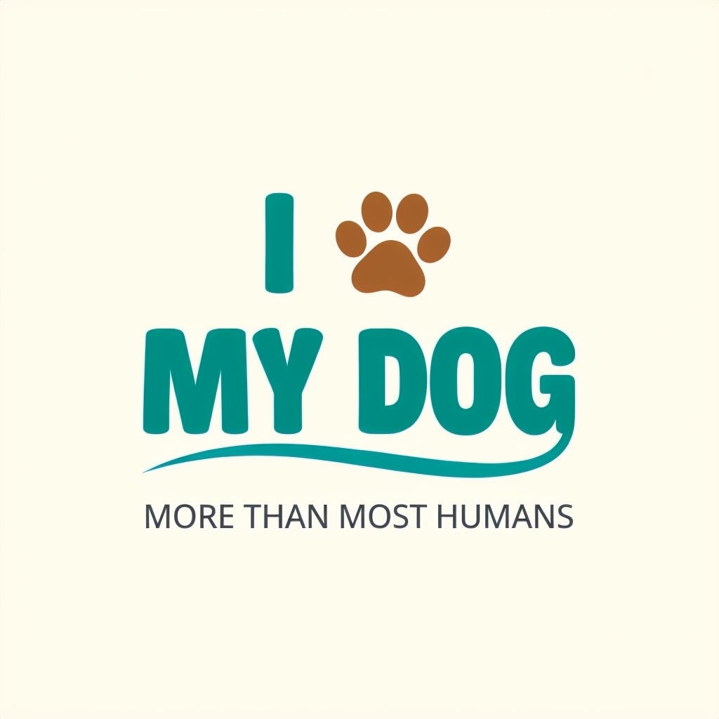I Love My Dog More Than Most Humans Graphic T-Shirt