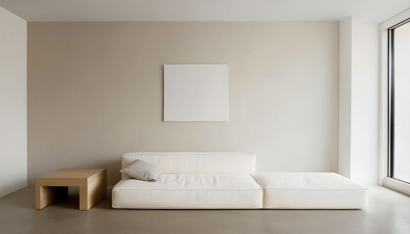 Elegant Minimalist Indoor Room Design for Virtual Backgrounds