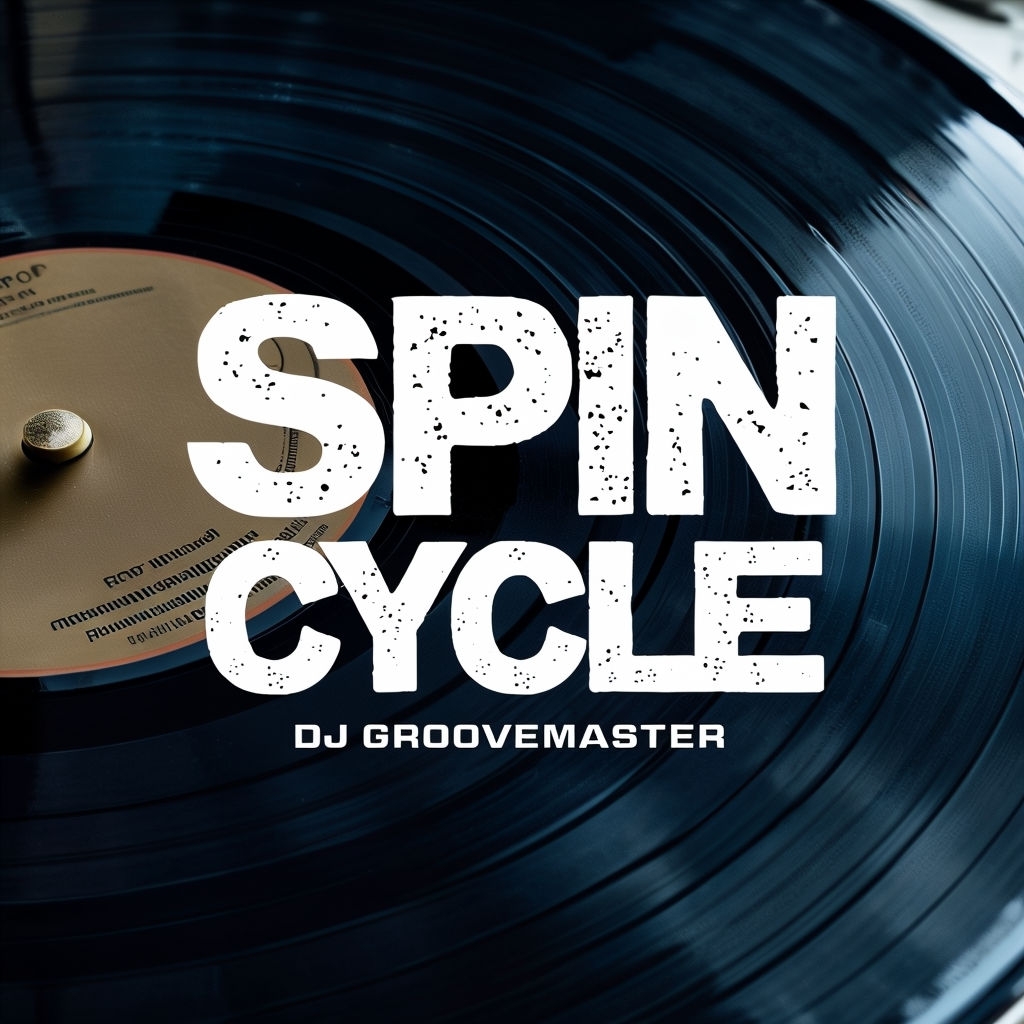 Spin Cycle Vinyl Record Featuring DJ Groovemaster Artwork Spotify Album Cover