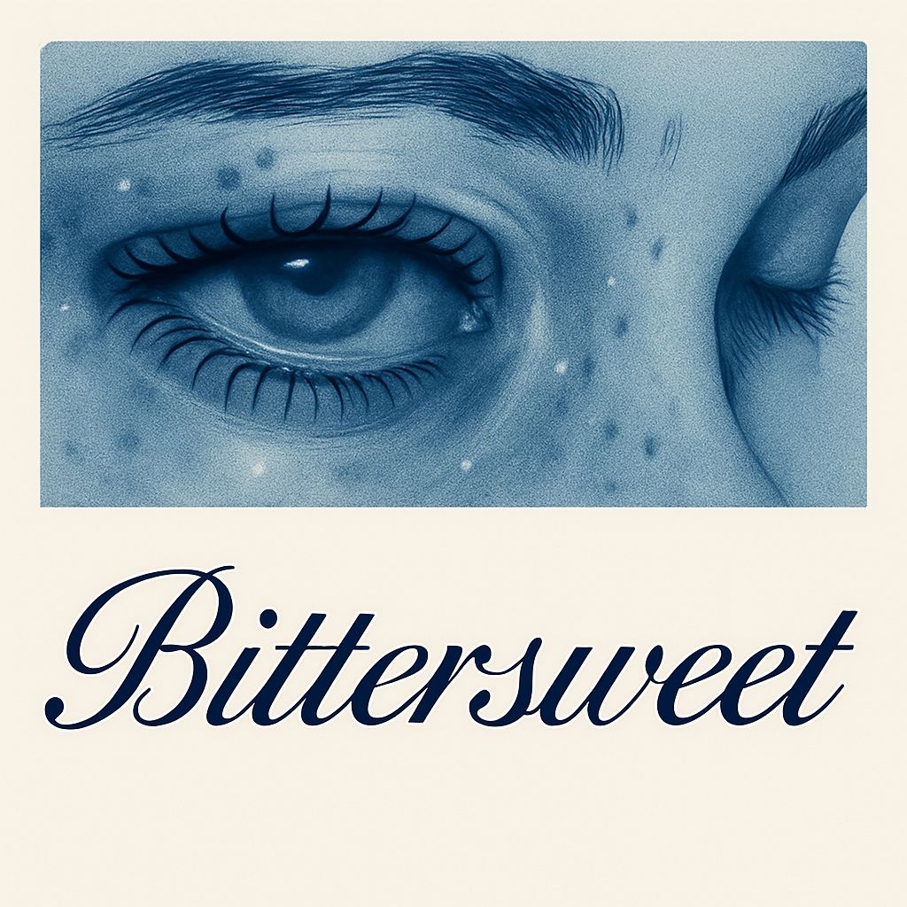 Bittersweet Monochrome Eye Illustration T-Shirt