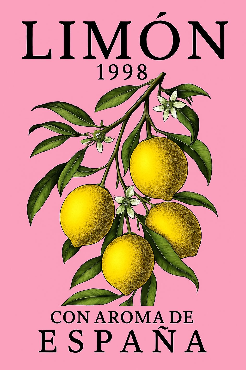 Vintage Botanical Lemon Tree Illustration T-Shirt