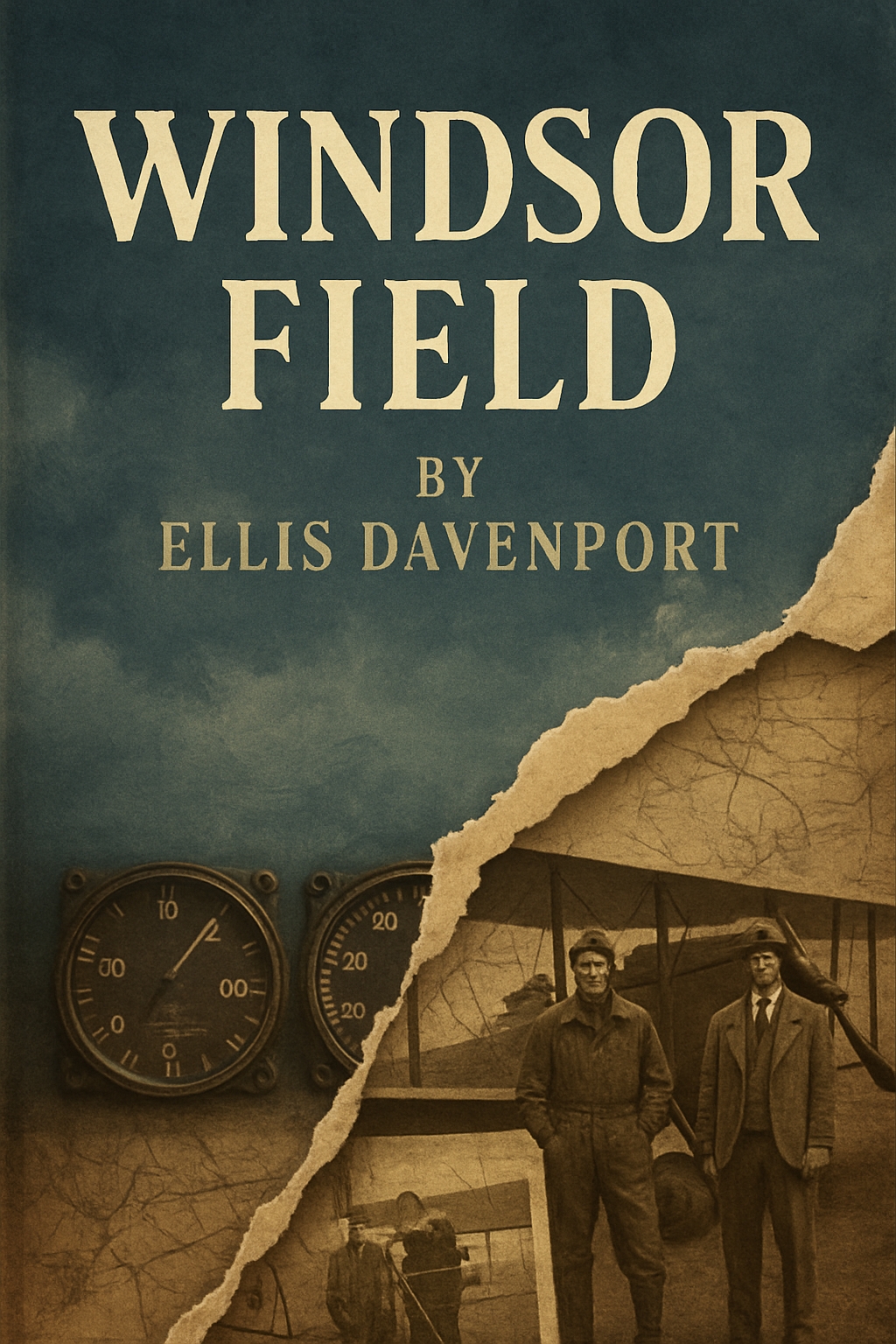 Vintage Retro Windsor Field Book Cover Design by Ellis Davenport EBook Cover